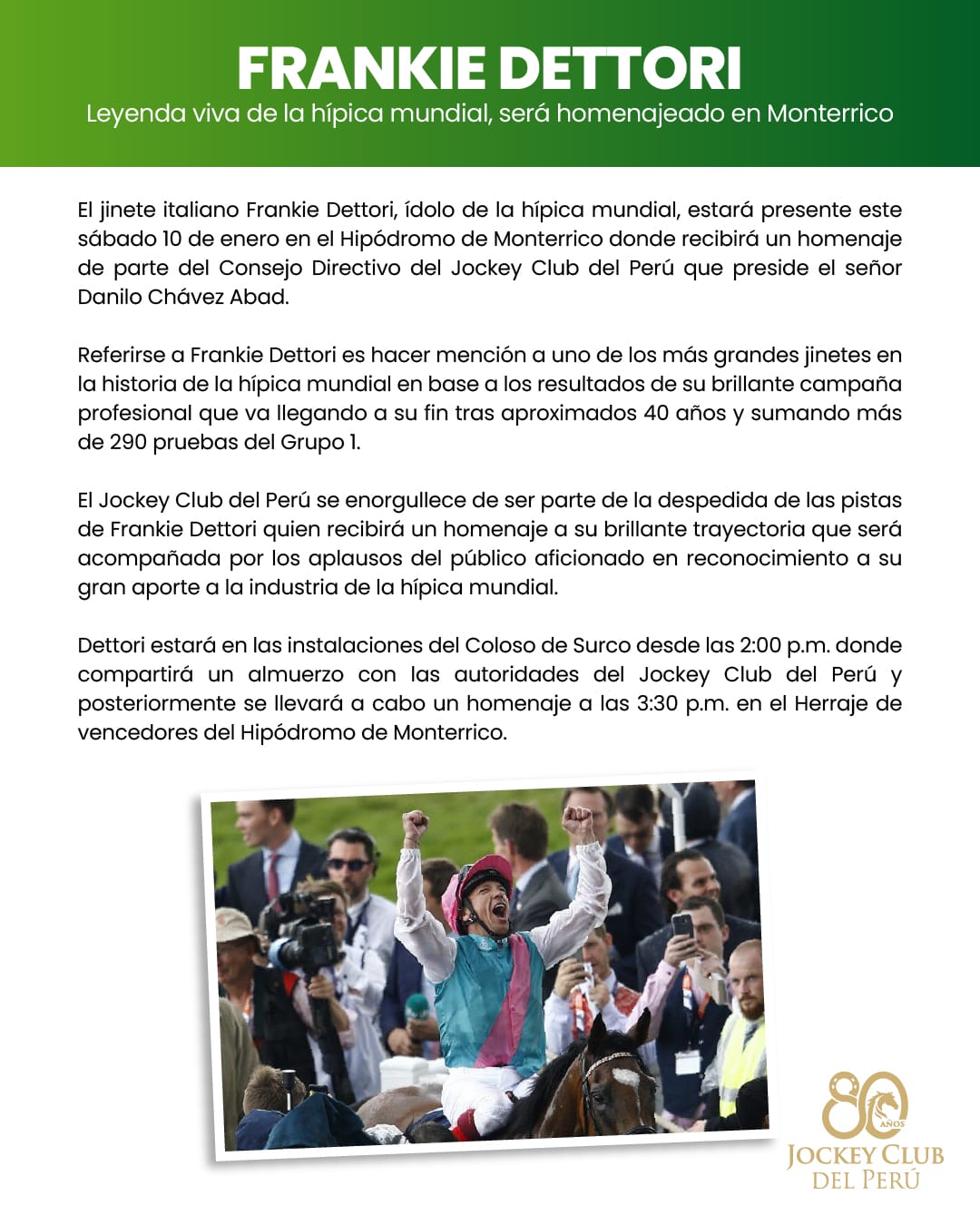  Foto: Marketing JCP - Renzo Ramos F.D.